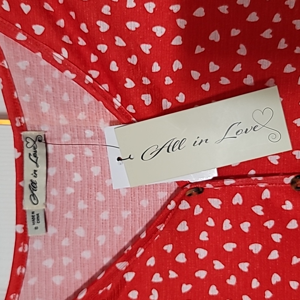 All in Love women's valentines day shirt Multiple Sizes Available